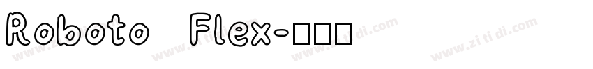 Roboto Flex字体转换